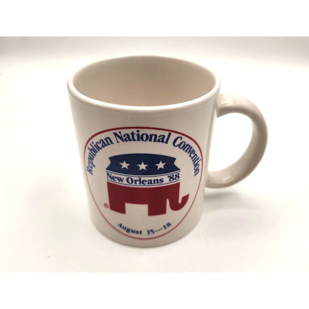 Republican National Convention Coffee Mug RNC New Orleans '88 Vintage